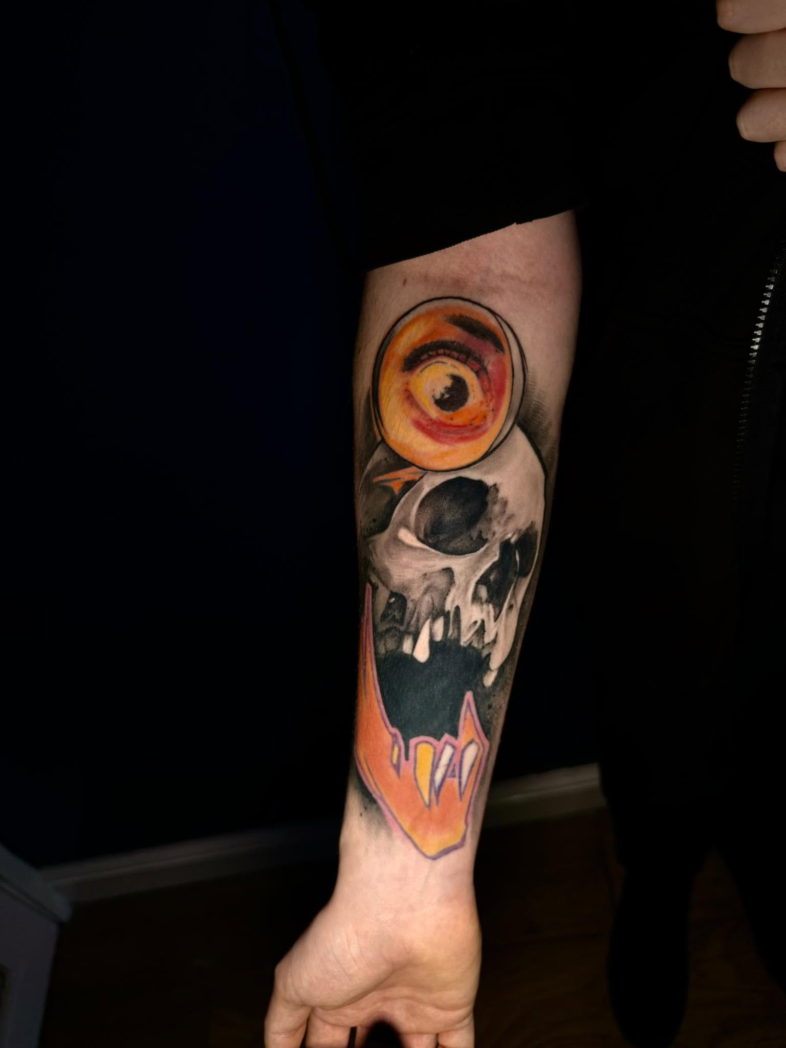 Black and Grey work with a colour twist, done by Zsolt.